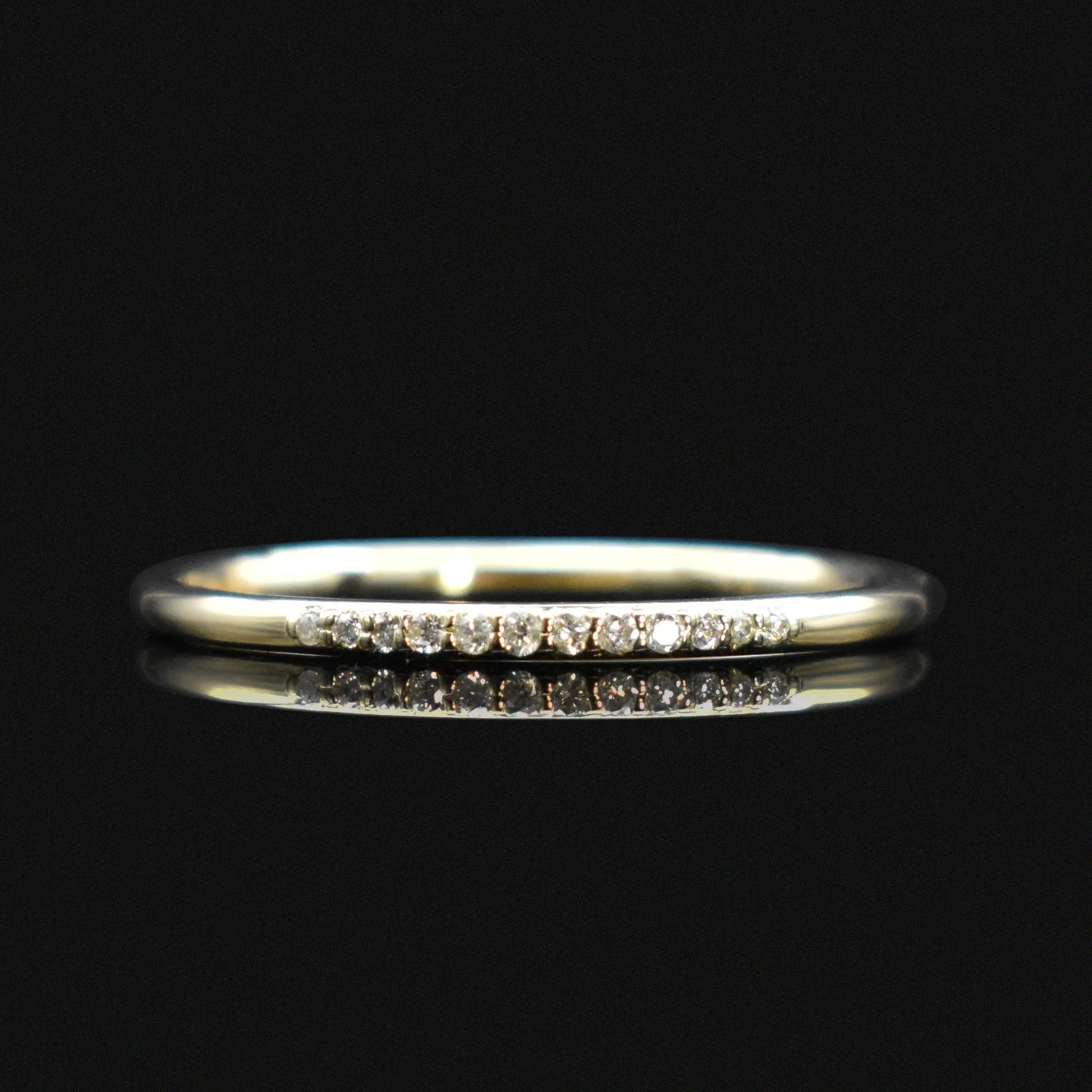 3 Ring Stackable Set- Diamond Rings