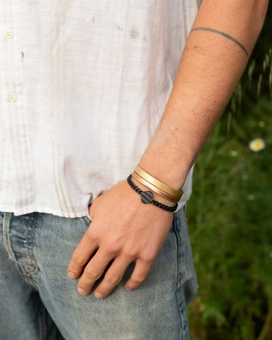 Armband - Carbon - Schwarz - Für Ihn