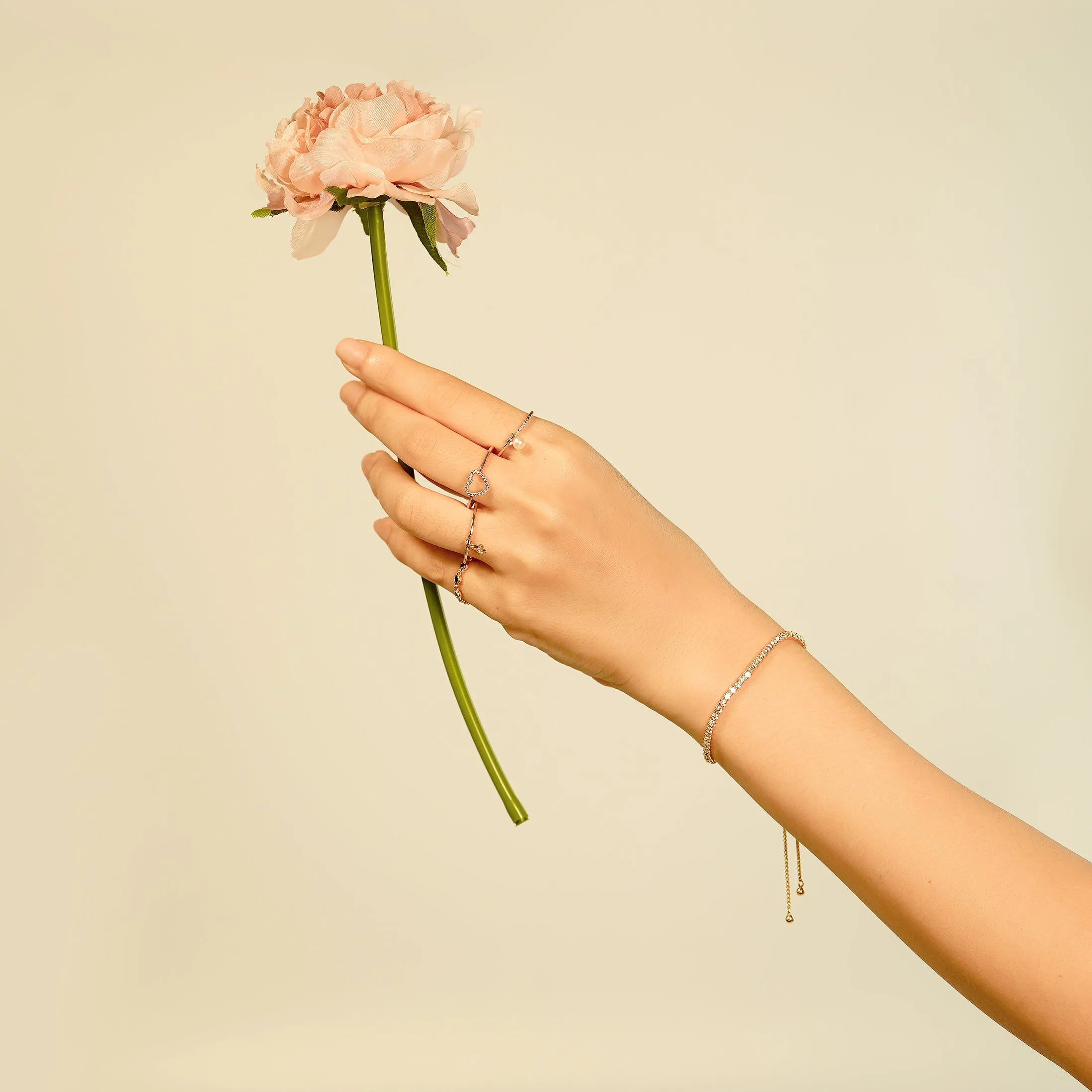 Baby Box Chain Bolo Bracelet