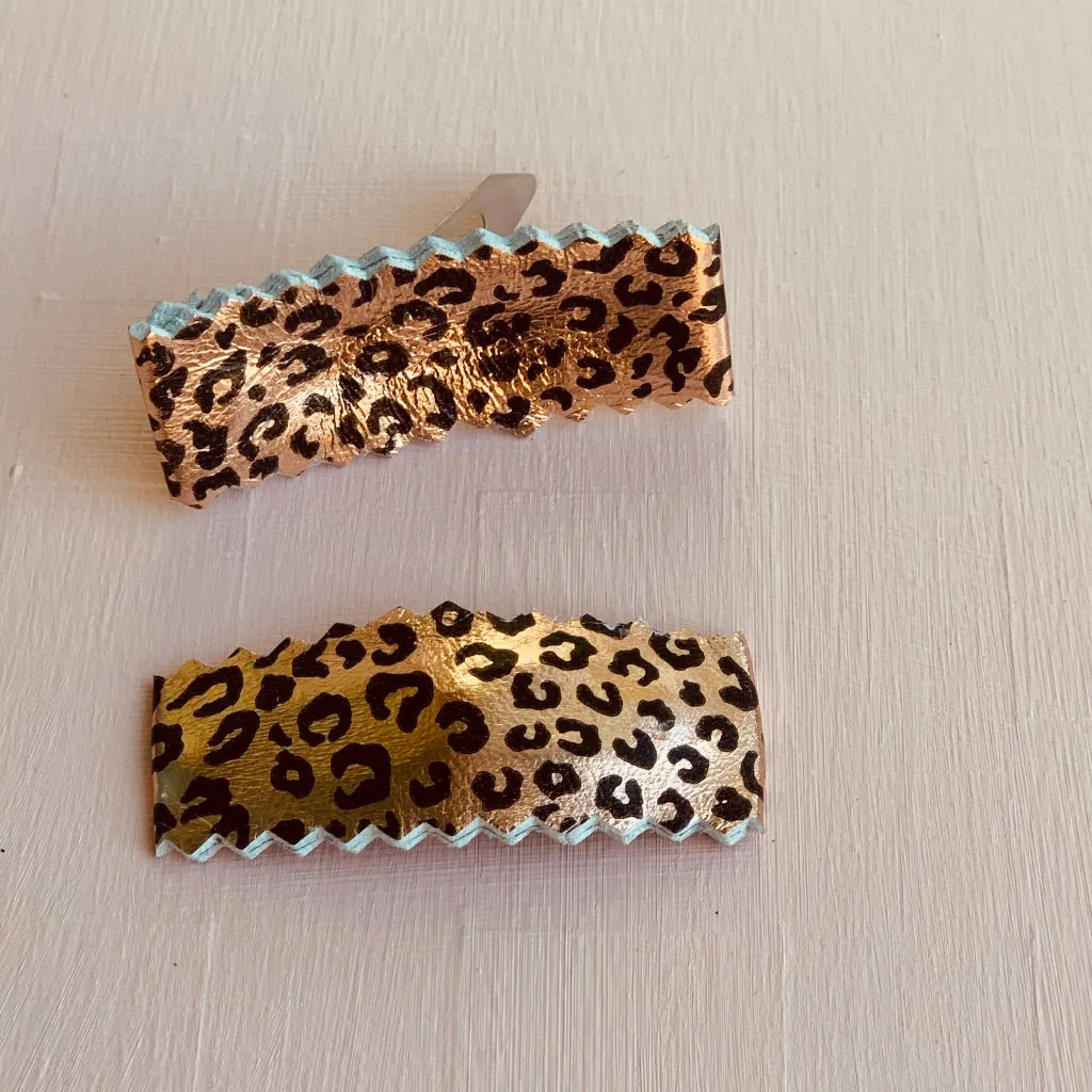 Barre Clips in Leather
