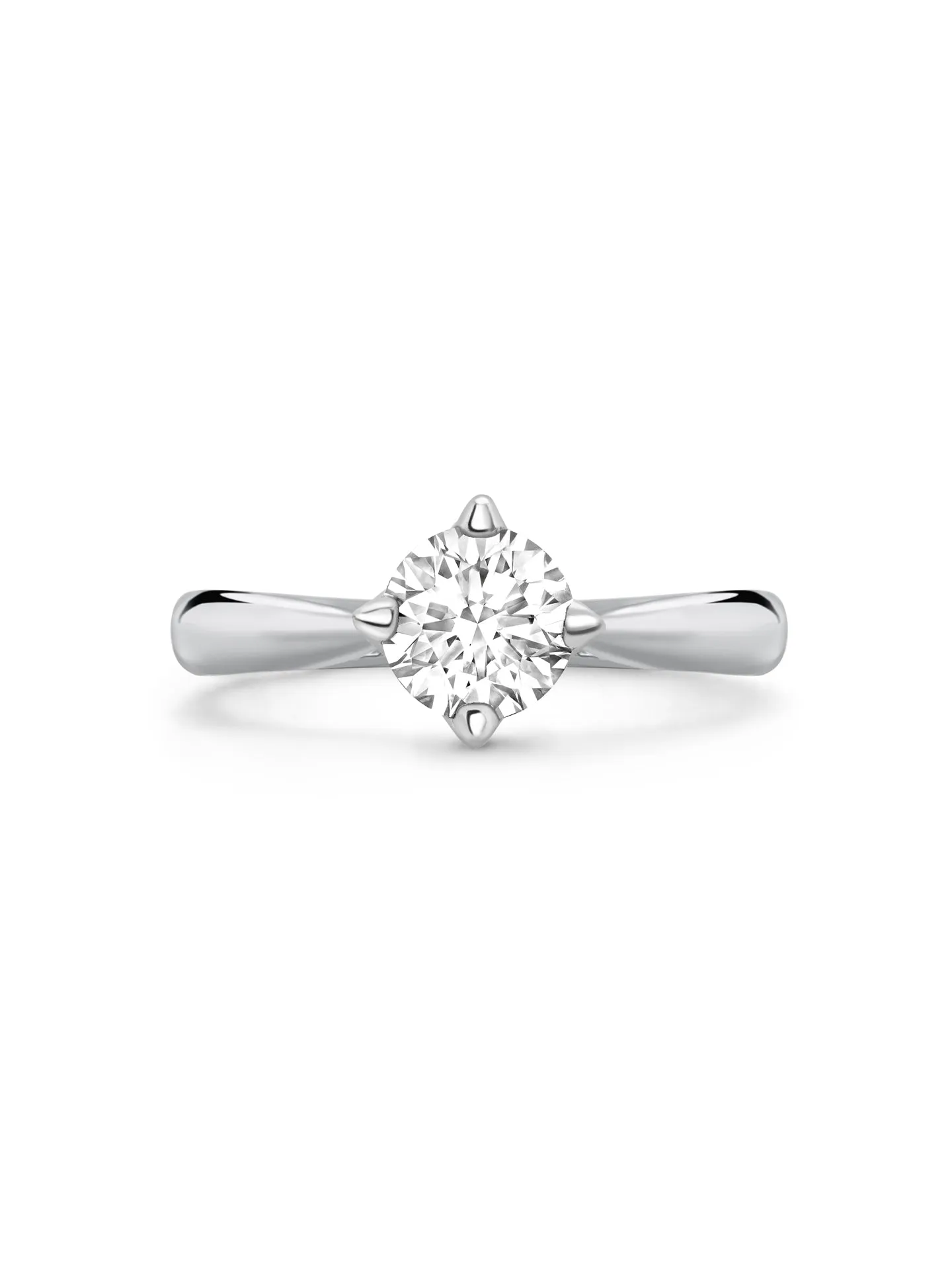 Boodles Brilliance Platinum Diamond Engagement Ring 0.9 Carat GVS2