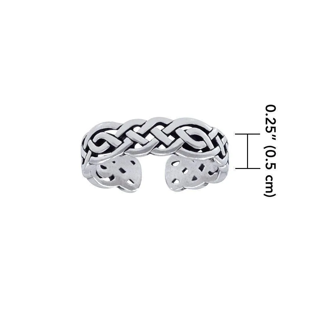 Celtic Knot Work Toe Ring TTR070