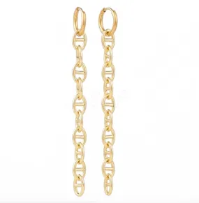 Chain Blank Earrings