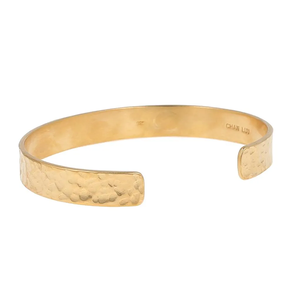 Chan Luu Turquoise Hammered Cuff