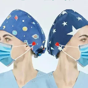 Cotton Surgical Unisex Doctor & Nurse Operating Room Caps