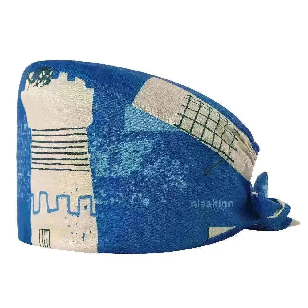 Cotton Surgical Unisex Doctor & Nurse Operating Room Caps