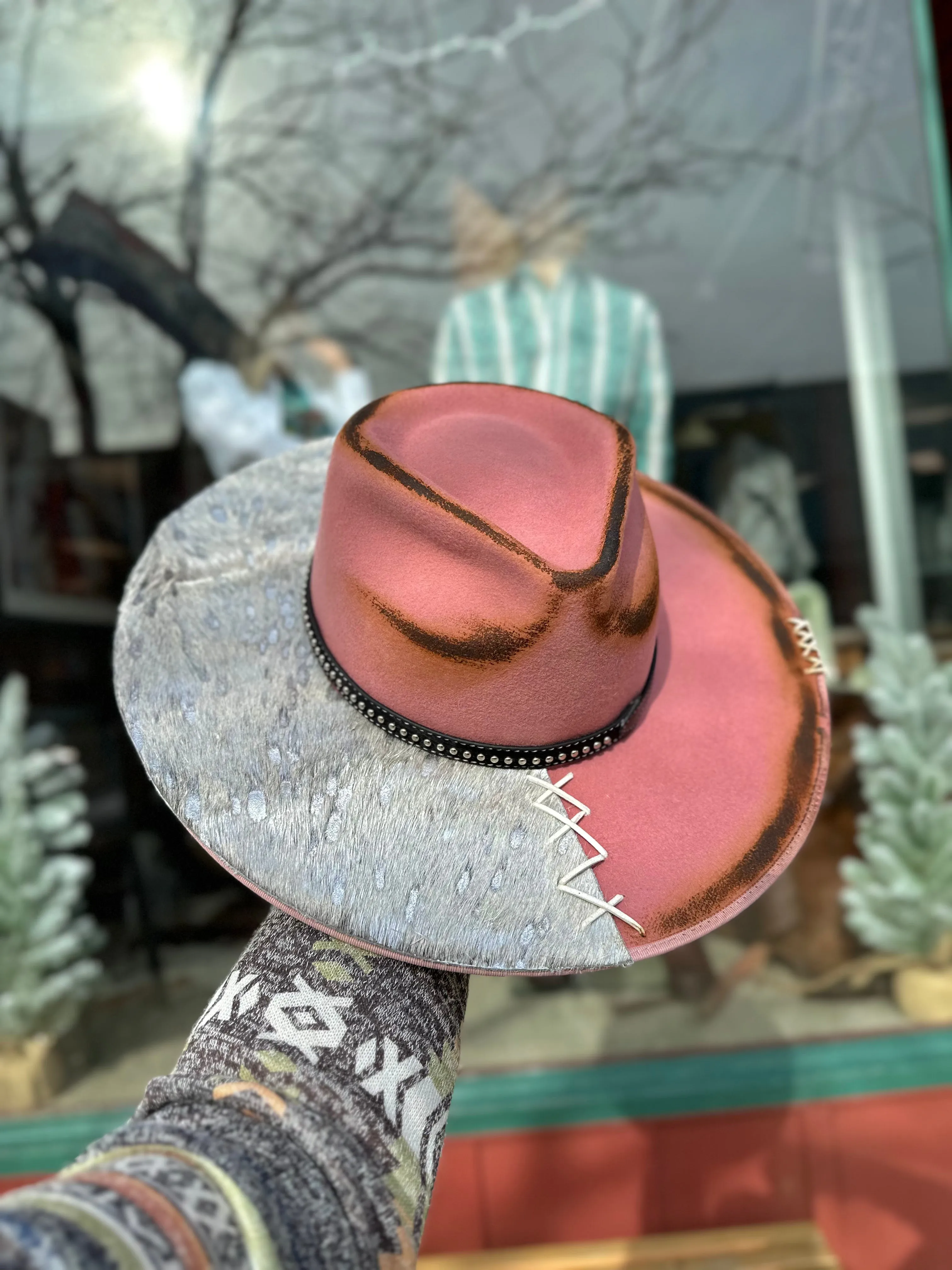 Custom Outback Trading Company Hat LA Pine Wool "Lover Girl Era" Cowgirl Hat