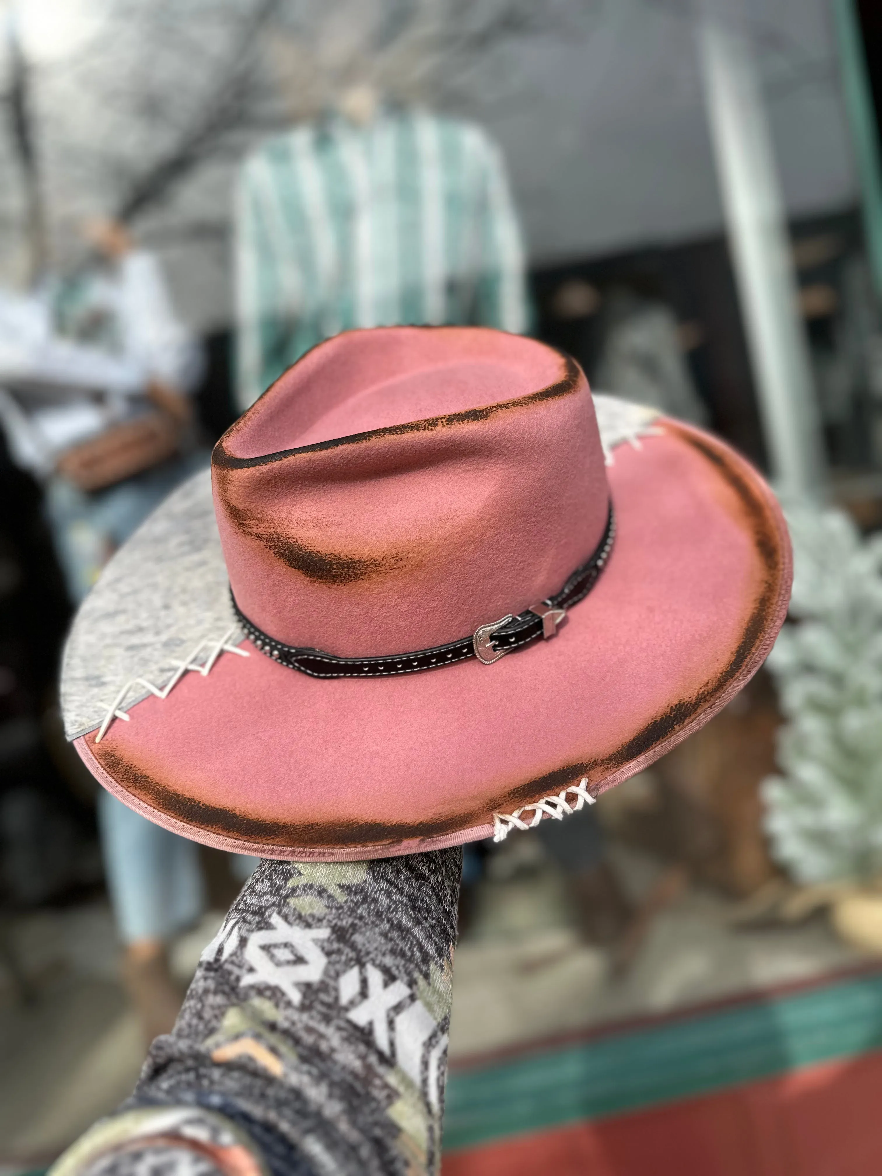 Custom Outback Trading Company Hat LA Pine Wool "Lover Girl Era" Cowgirl Hat