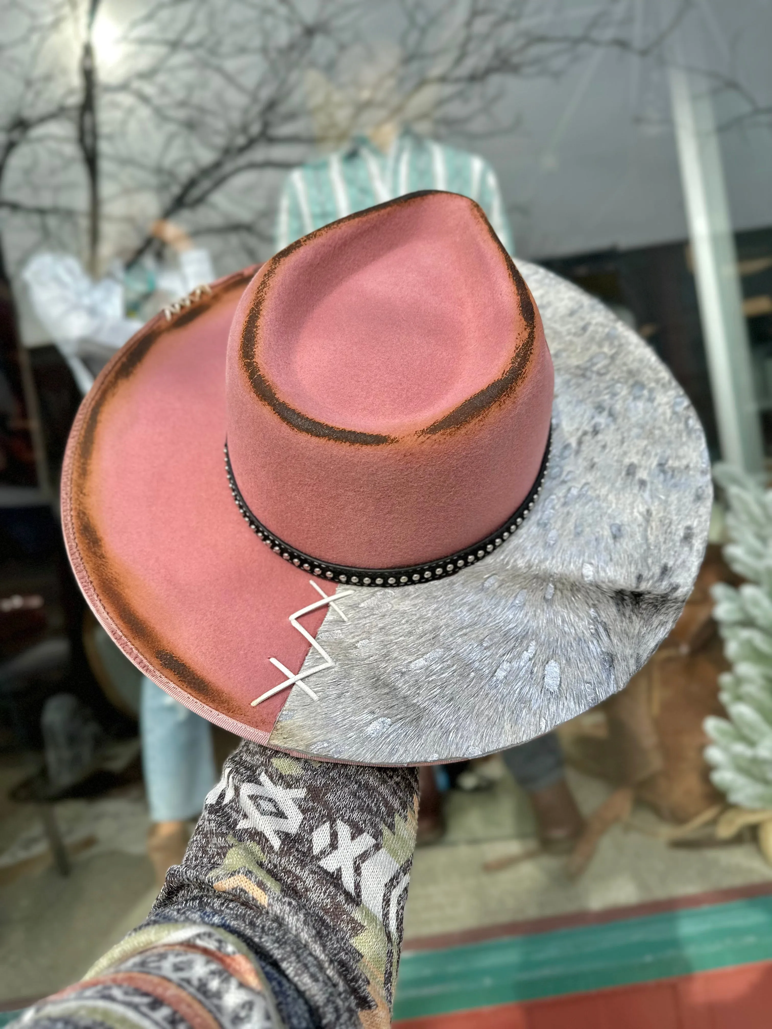 Custom Outback Trading Company Hat LA Pine Wool "Lover Girl Era" Cowgirl Hat