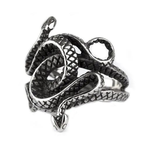 DOUBLE SNAKE RING