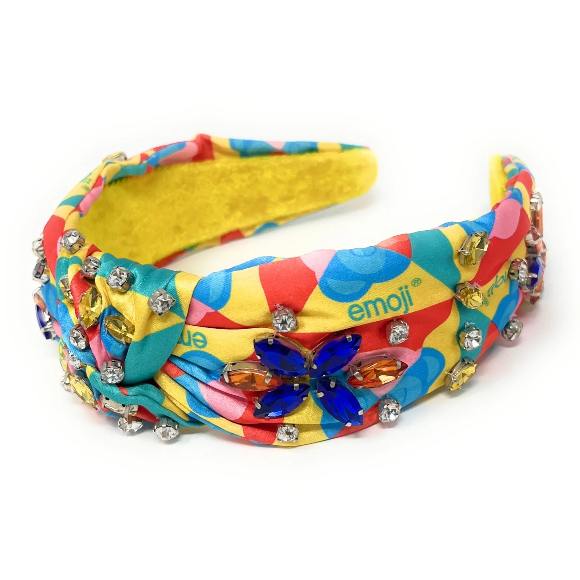 Emoji Jeweled Knot Headband