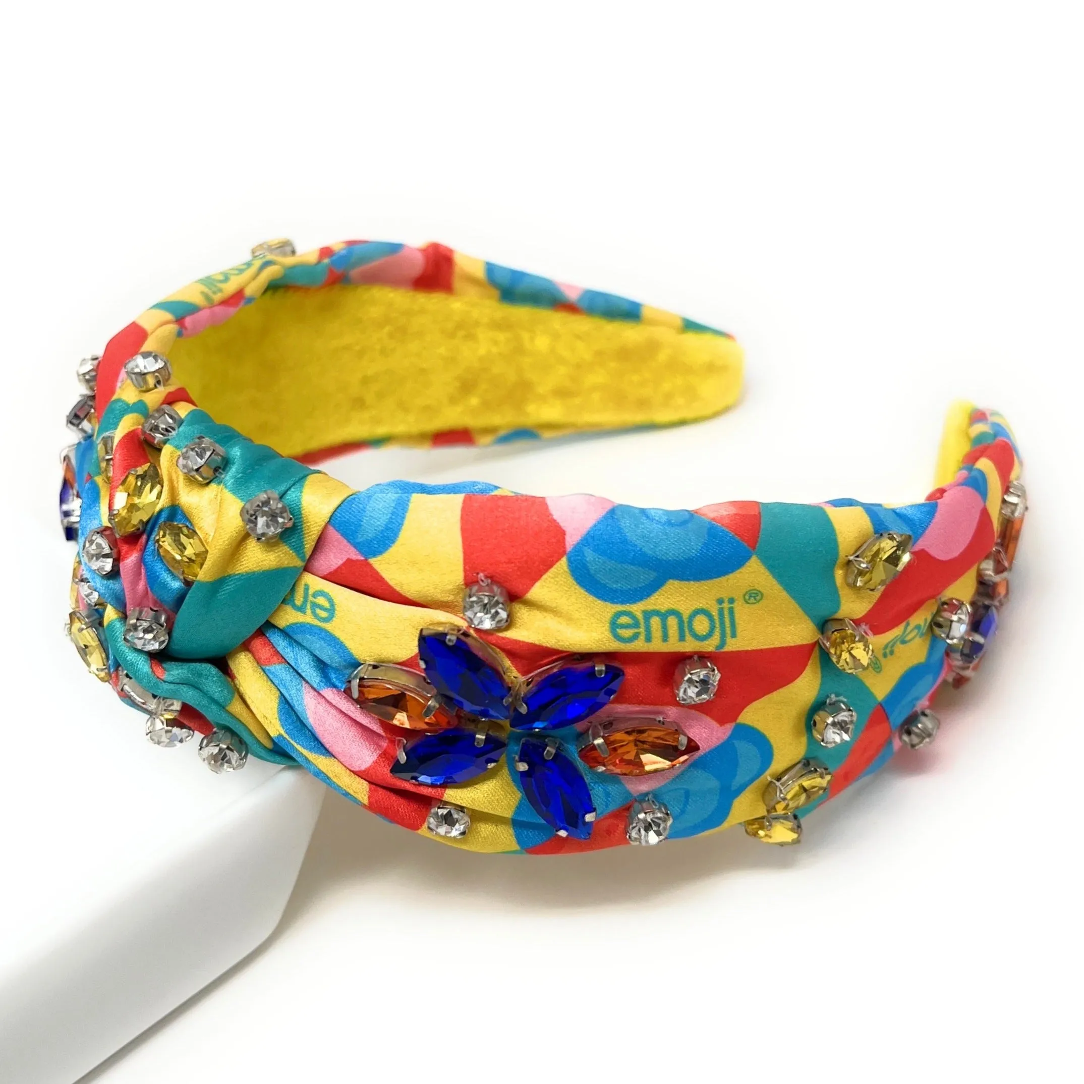 Emoji Jeweled Knot Headband