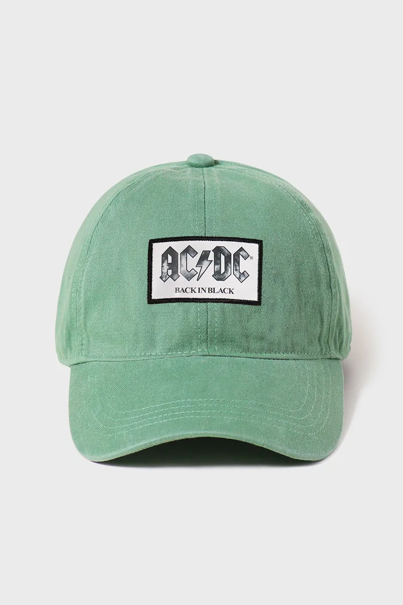 FWCAP504AC - ACDC Licensed Hat -Back in Black Baseball Cap