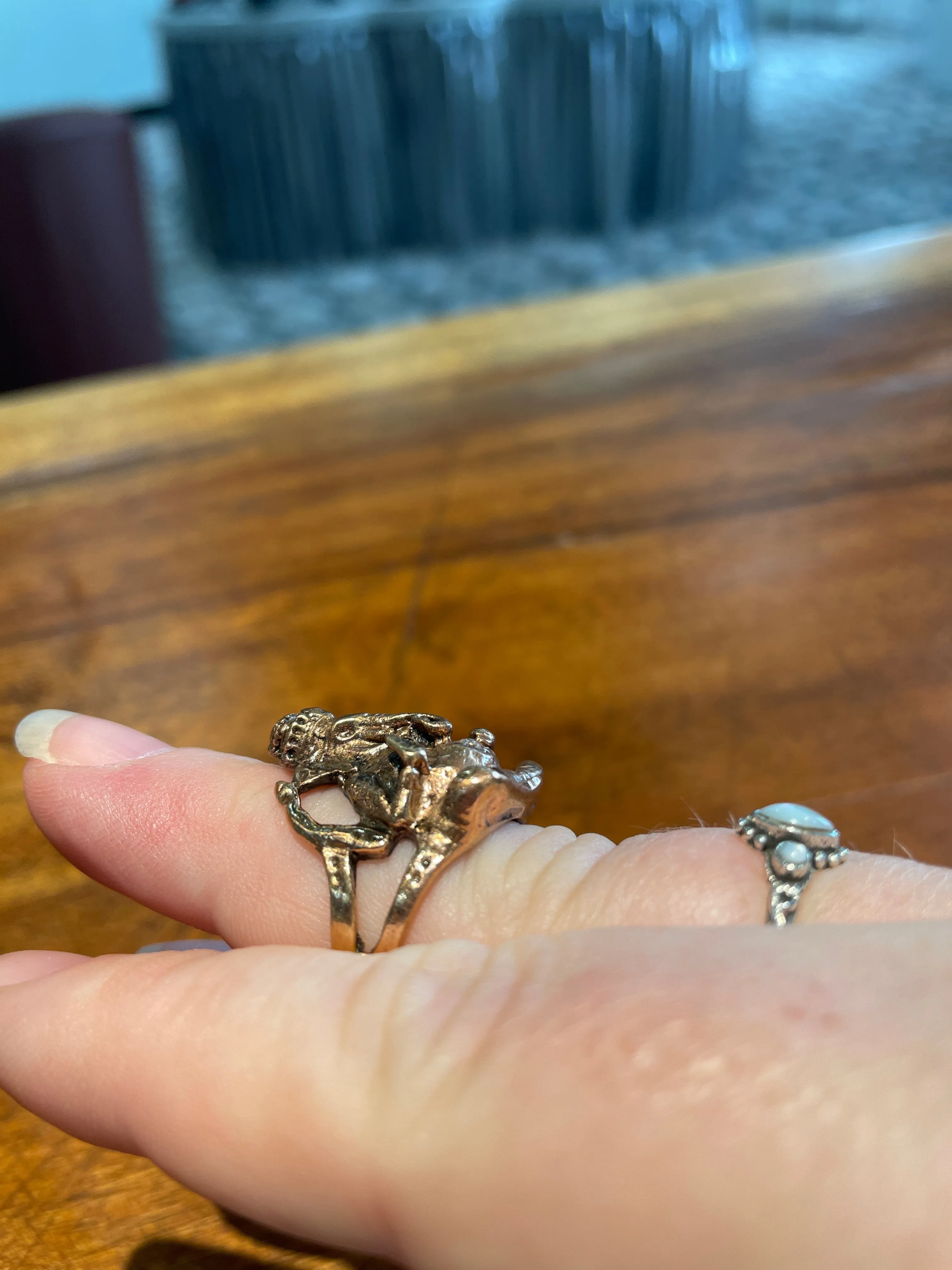 Ganesh Ring in Copper