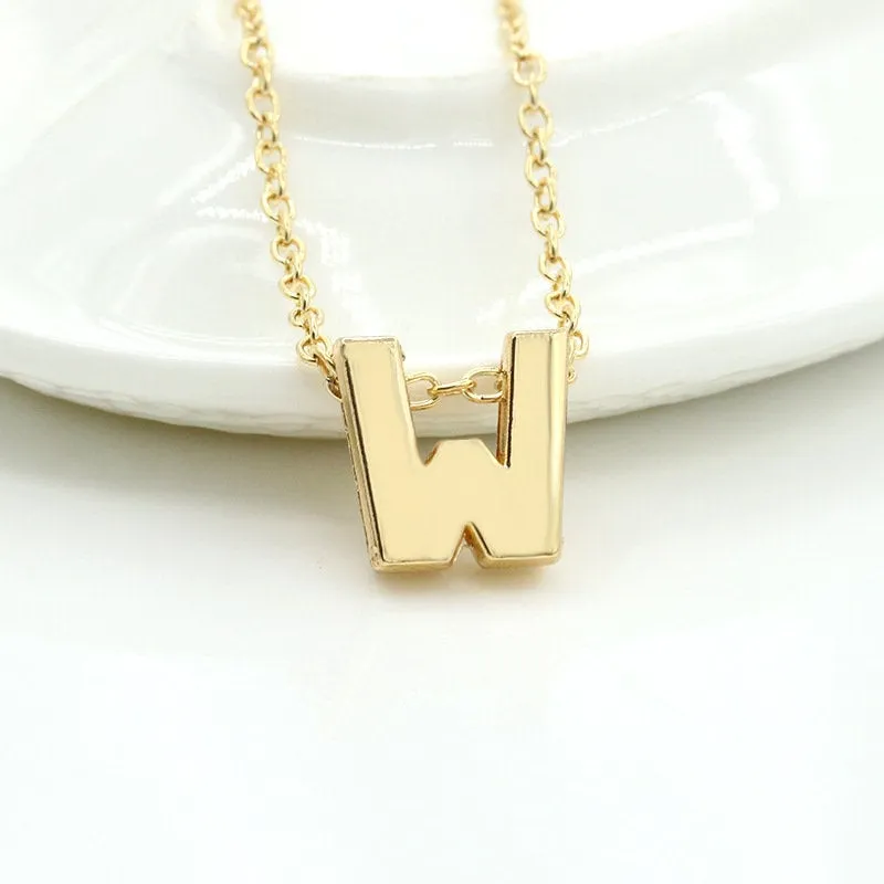 Gold Initial Necklace, Alphabet Necklace, Personalized Jewelry, A to Z Letter Necklace, Dainty Necklace, Monogram Necklace, Gift for Her