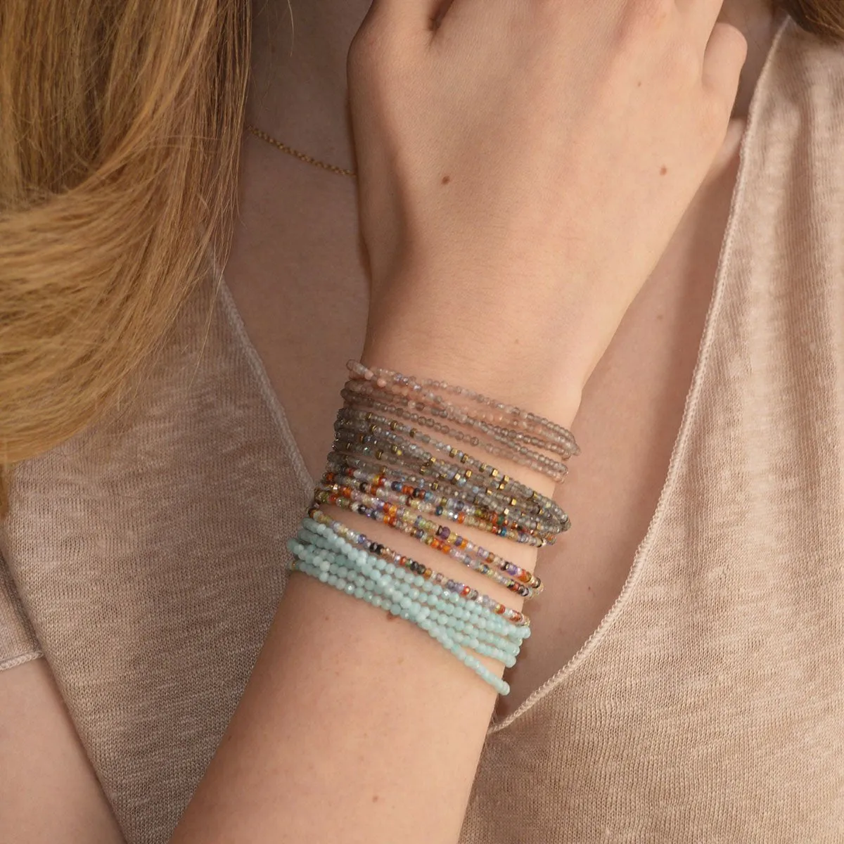 Labradorite Confetti Wrap