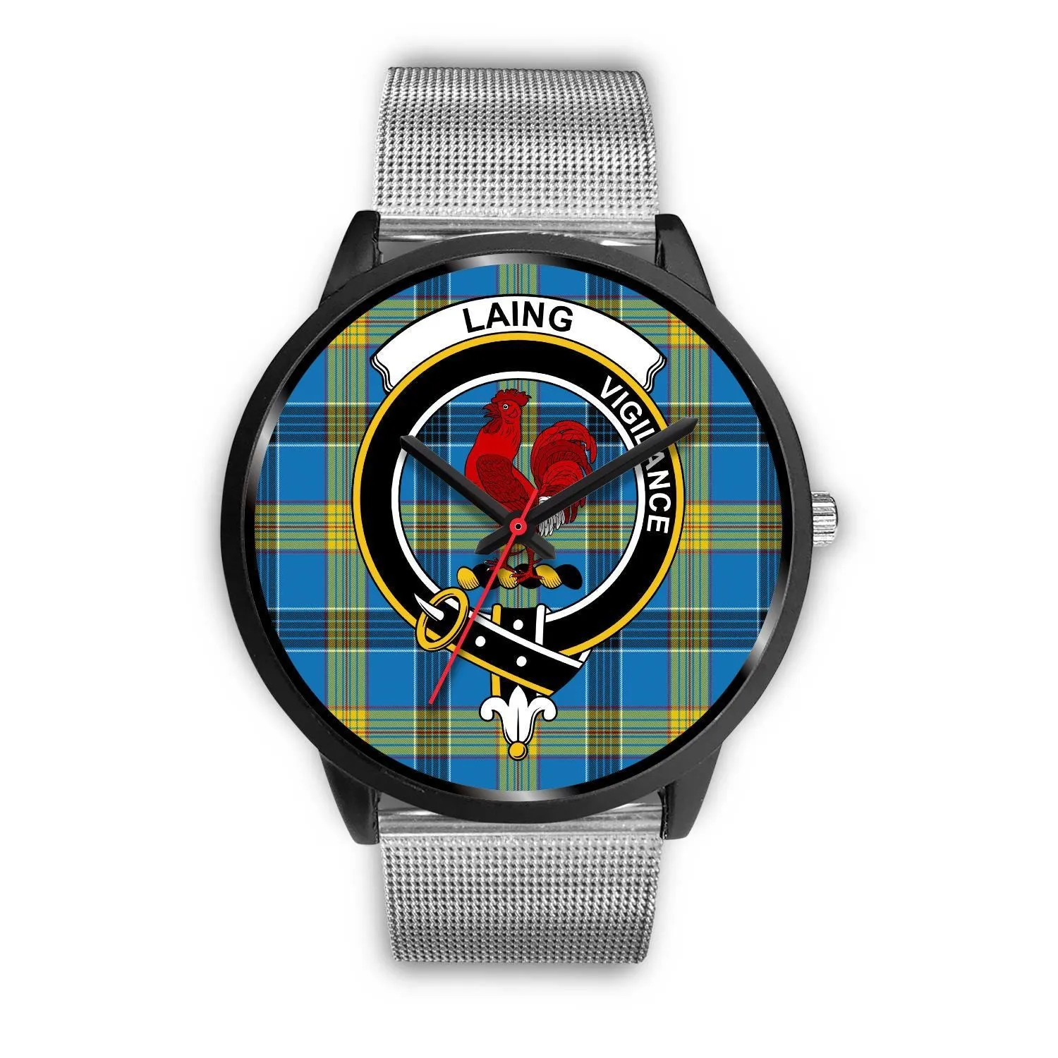 Laing Clan Badge Tartan Black Watch