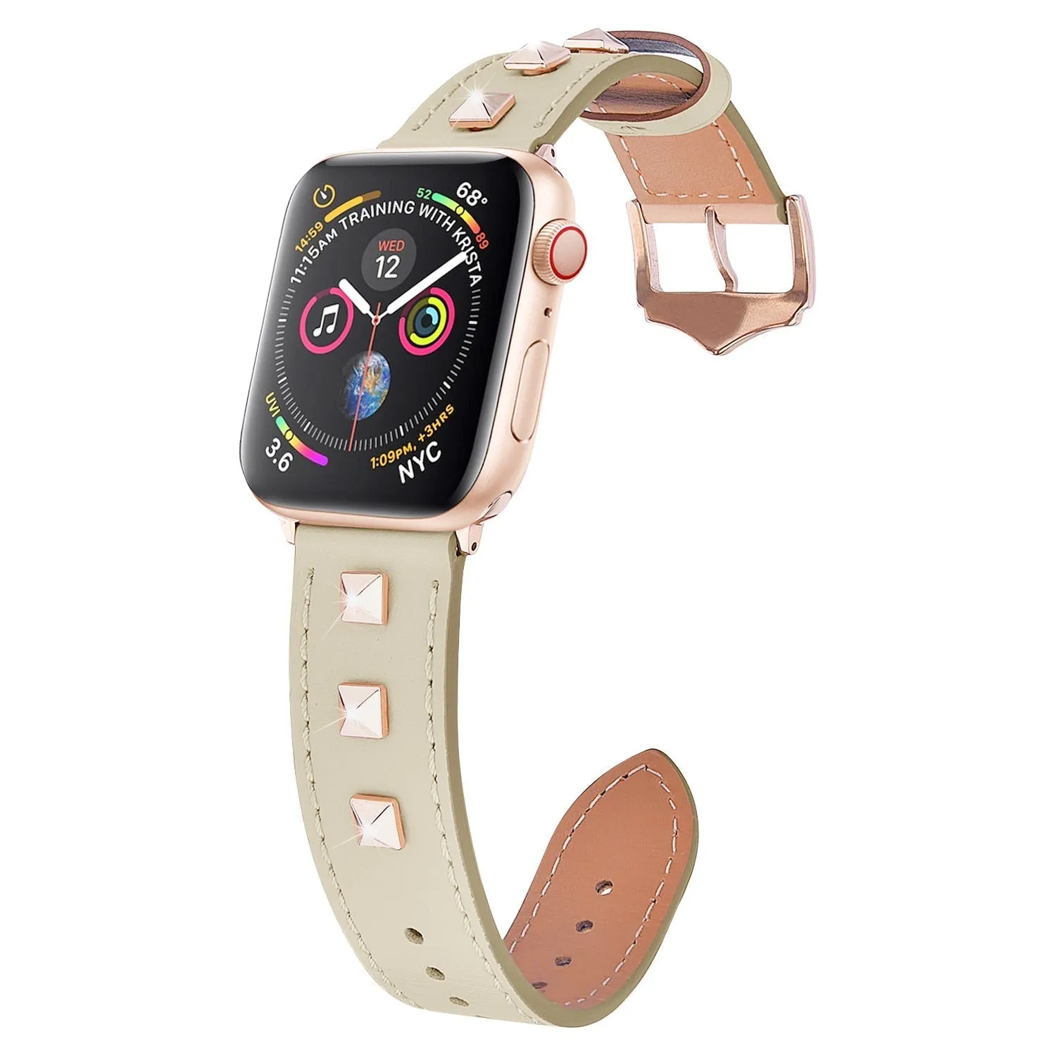 Leather Band for Apple Watch 38/40/41mm & 42/44/45mm