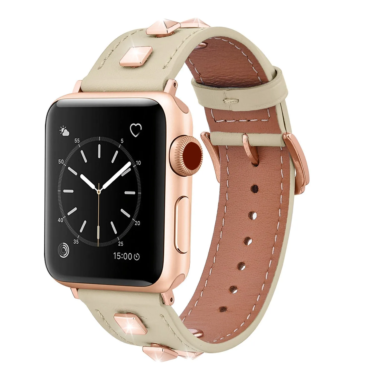 Leather Band for Apple Watch 38/40/41mm & 42/44/45mm