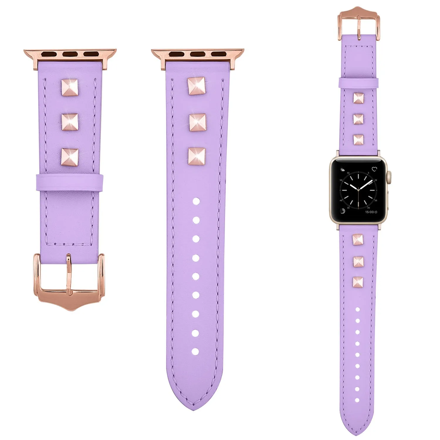 Leather Band for Apple Watch 38/40/41mm & 42/44/45mm