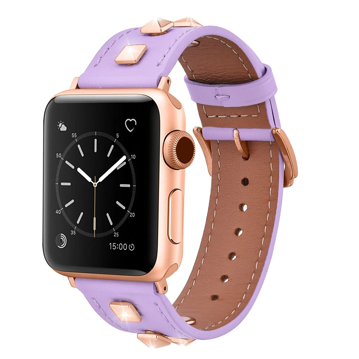 Leather Band for Apple Watch 38/40/41mm & 42/44/45mm