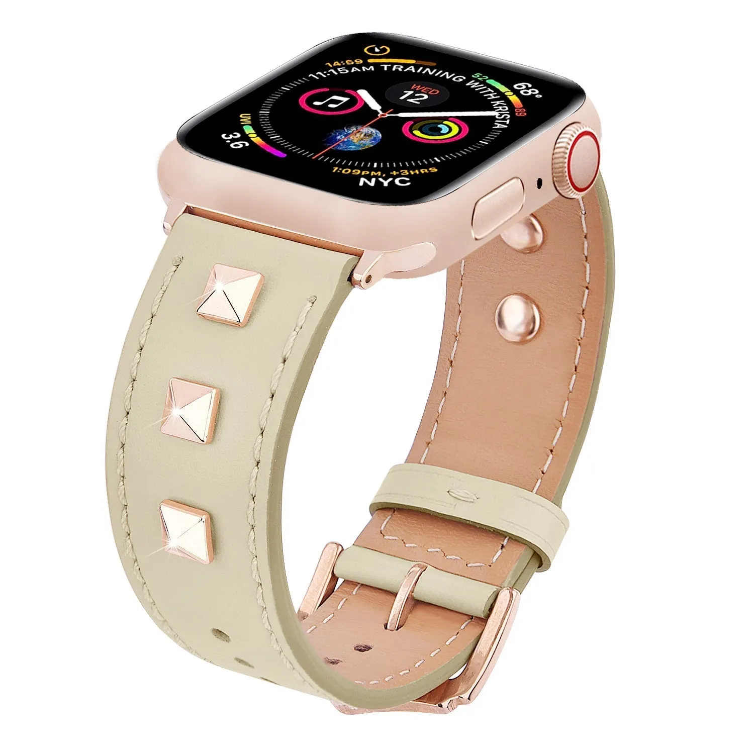 Leather Band for Apple Watch 38/40/41mm & 42/44/45mm