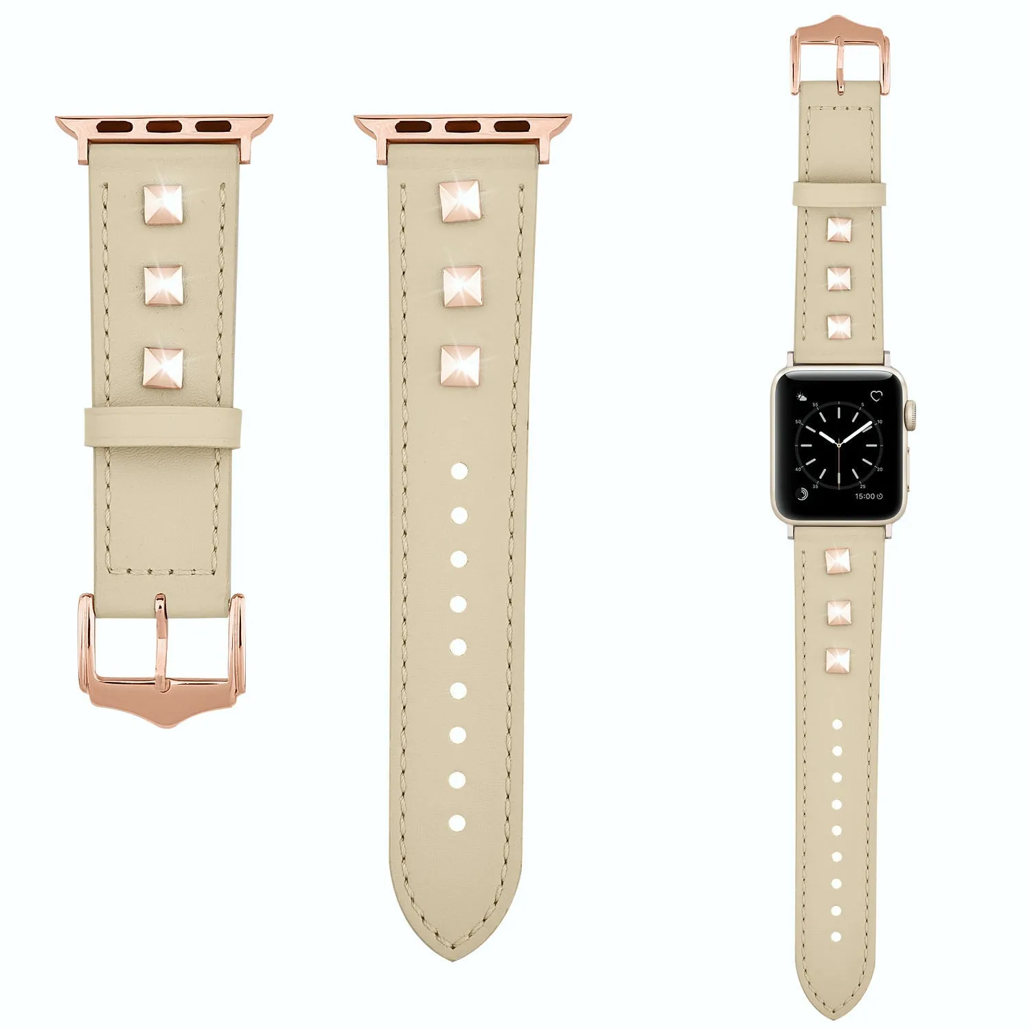 Leather Band for Apple Watch 38/40/41mm & 42/44/45mm