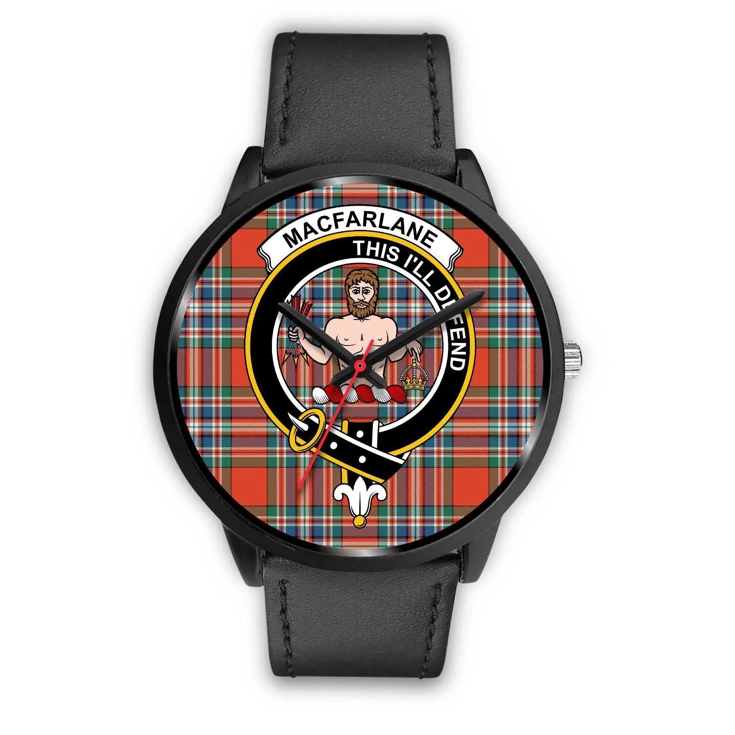MacFarlane Ancient Clan Badge Tartan Black Watch
