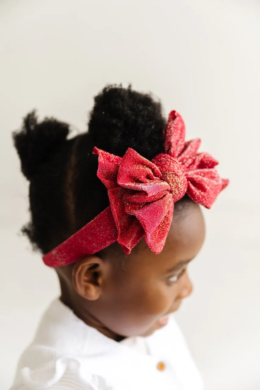 METALLIC FAB HARD HEADBAND: rose gold