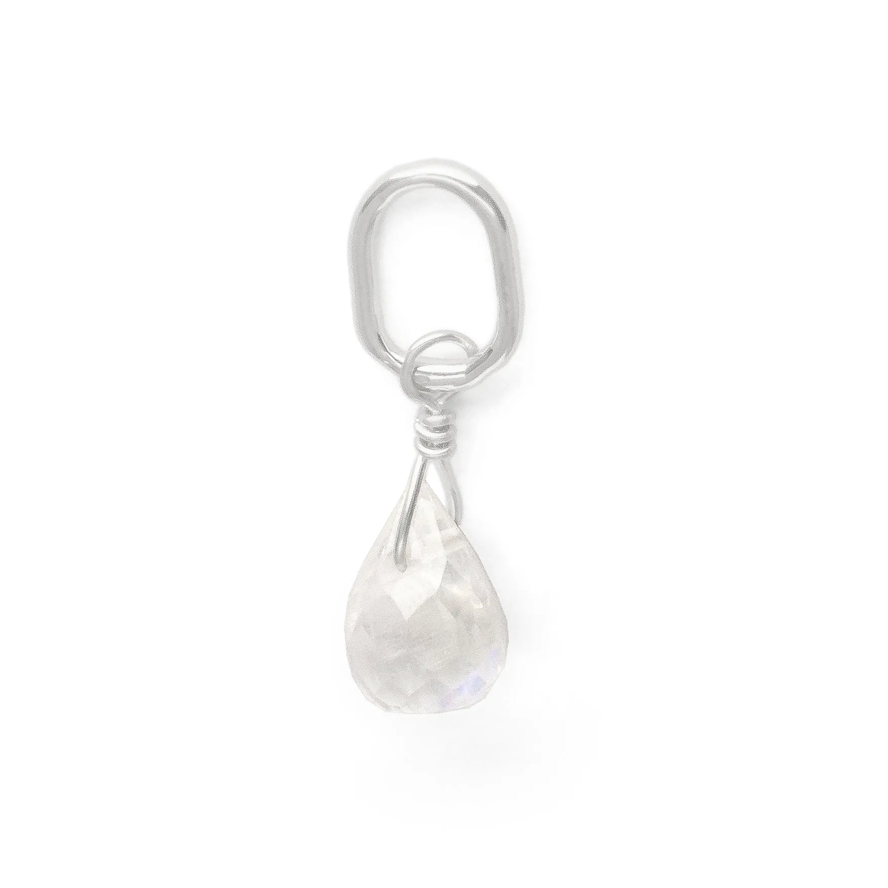 Moonstone Briolette Charm