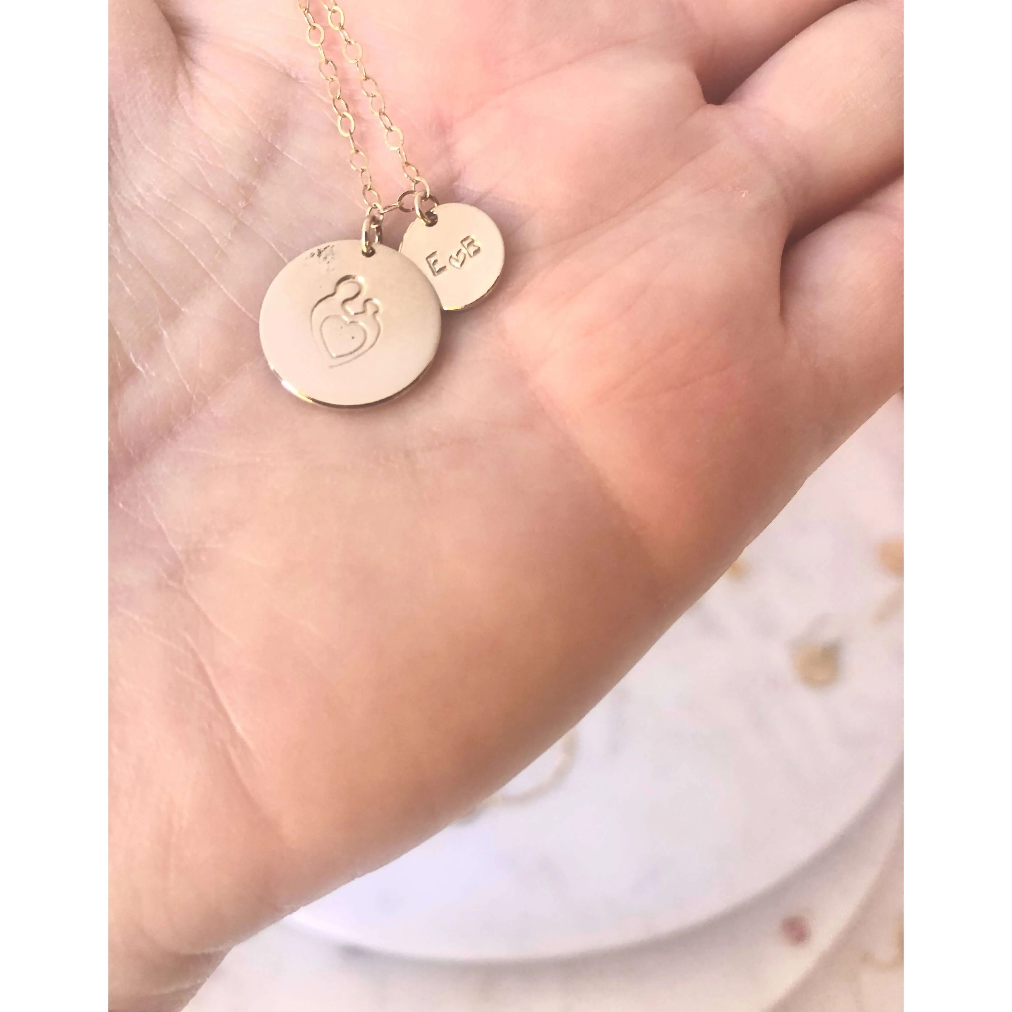 Mum And Baby Necklace