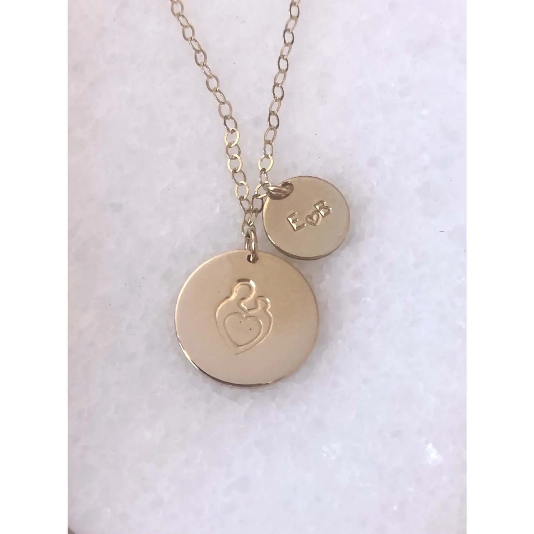Mum And Baby Necklace