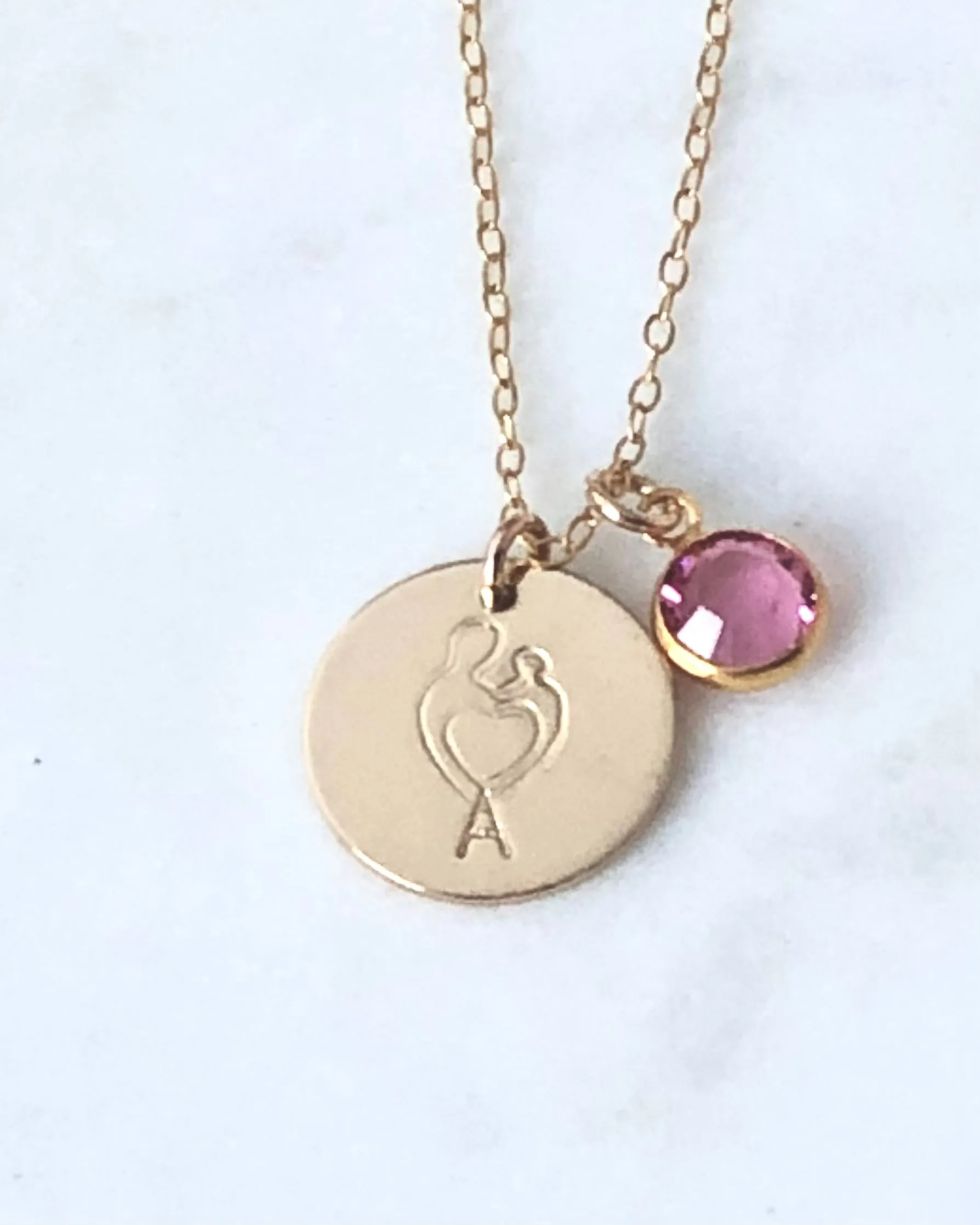 Mum And Baby Necklace
