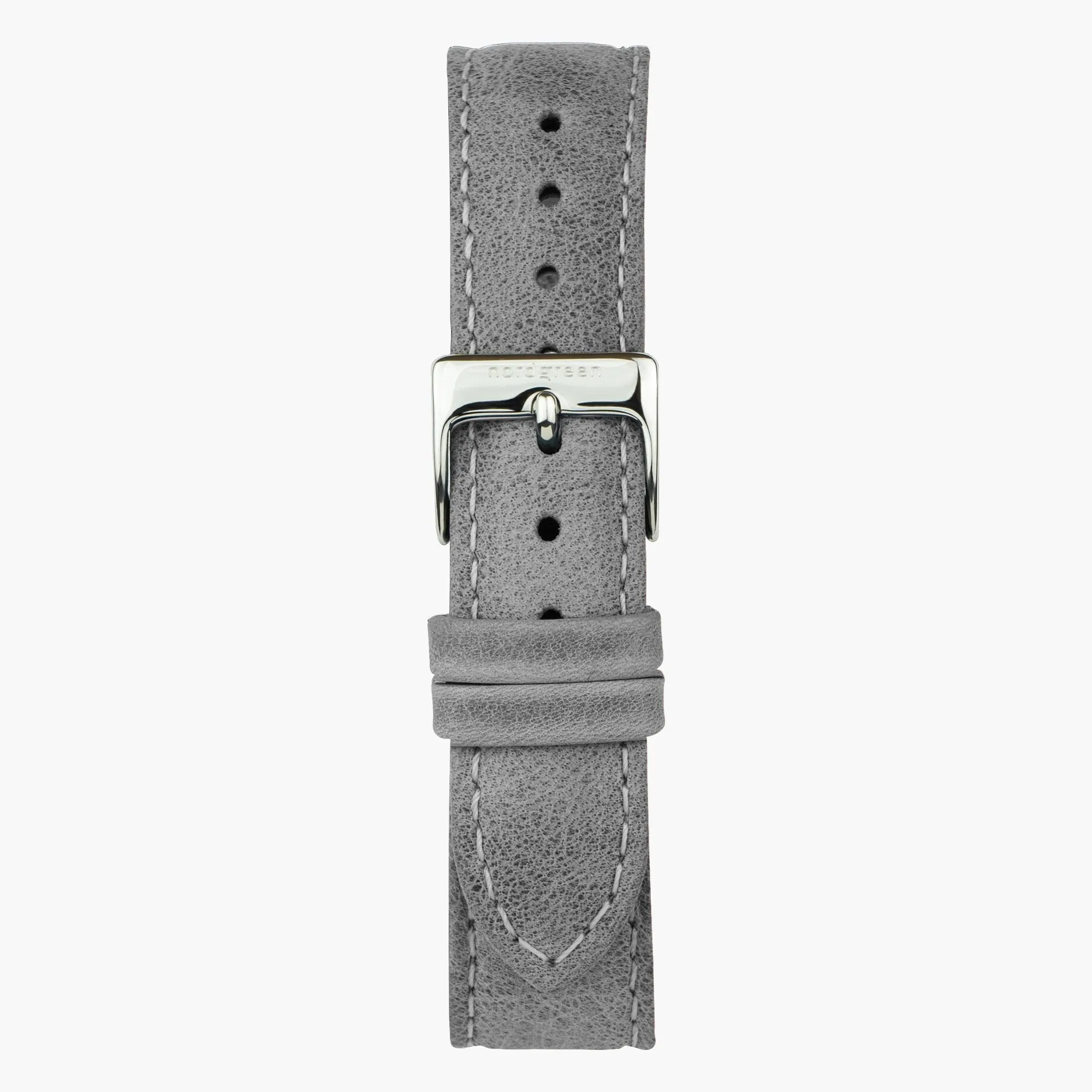 Native | White Dial - Patina Grey Leather