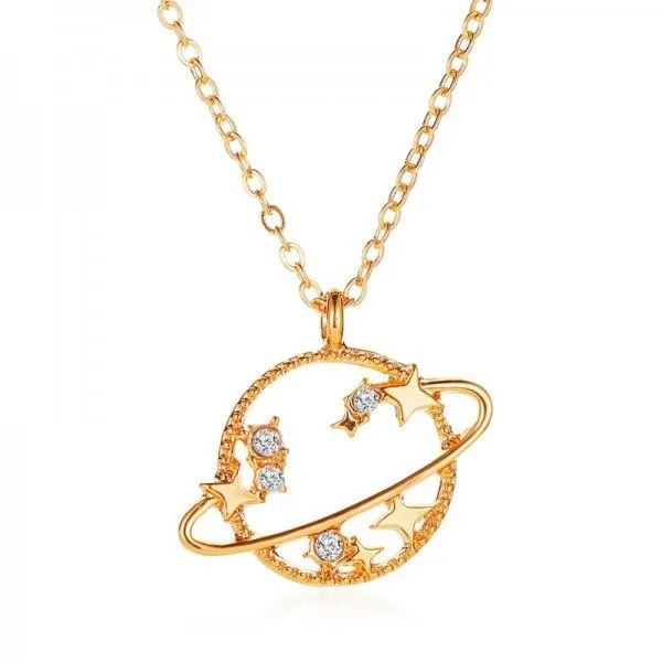 New Cute Animal Pendant Necklace for Women Temperament Rhinestone Horse Pearl Letter Clavicle Chain Girl Party Jewelry Gift