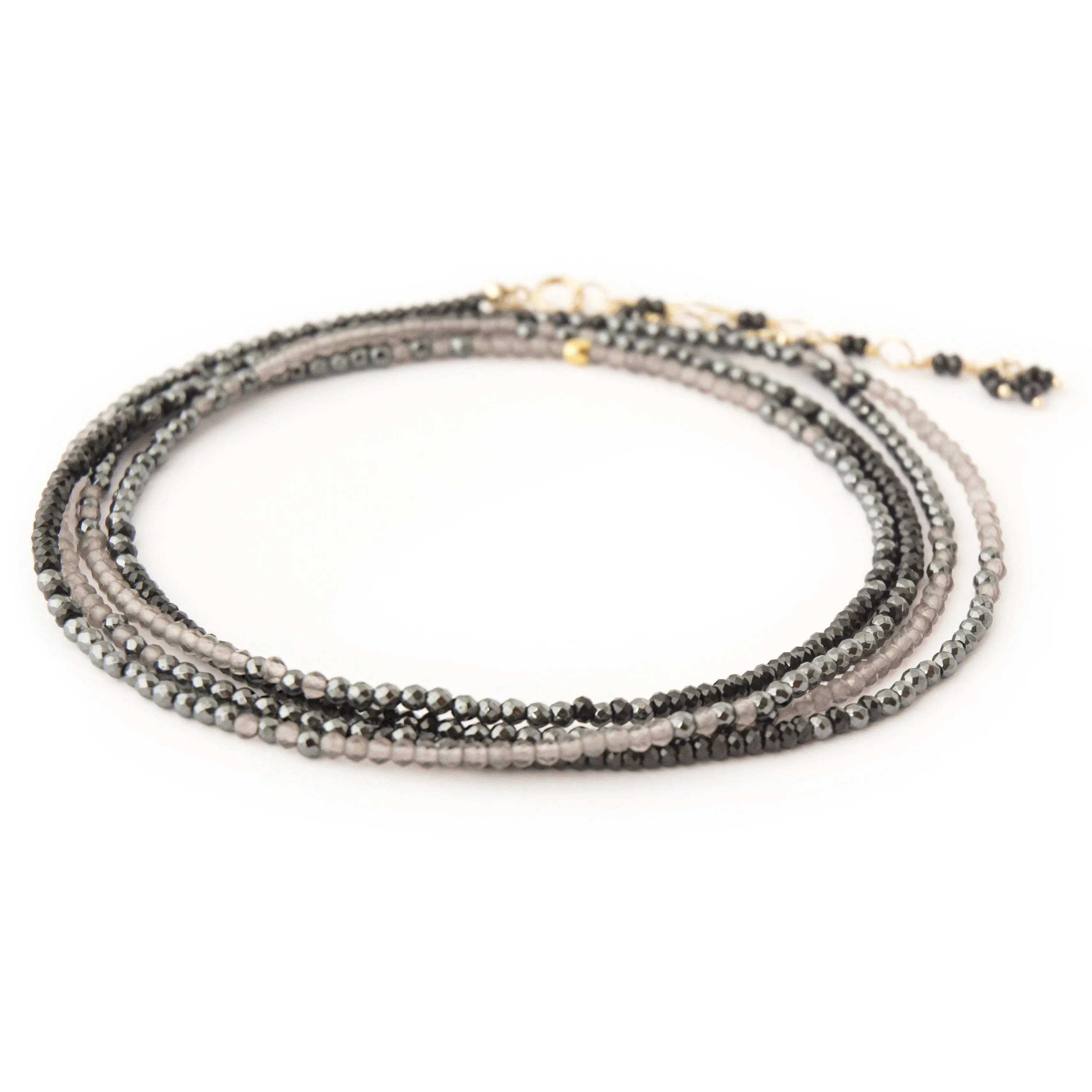 Ombre 'Black' Wrap Bracelet