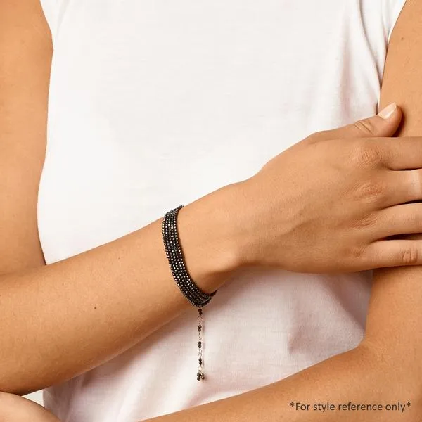 Ombre 'Black' Wrap Bracelet