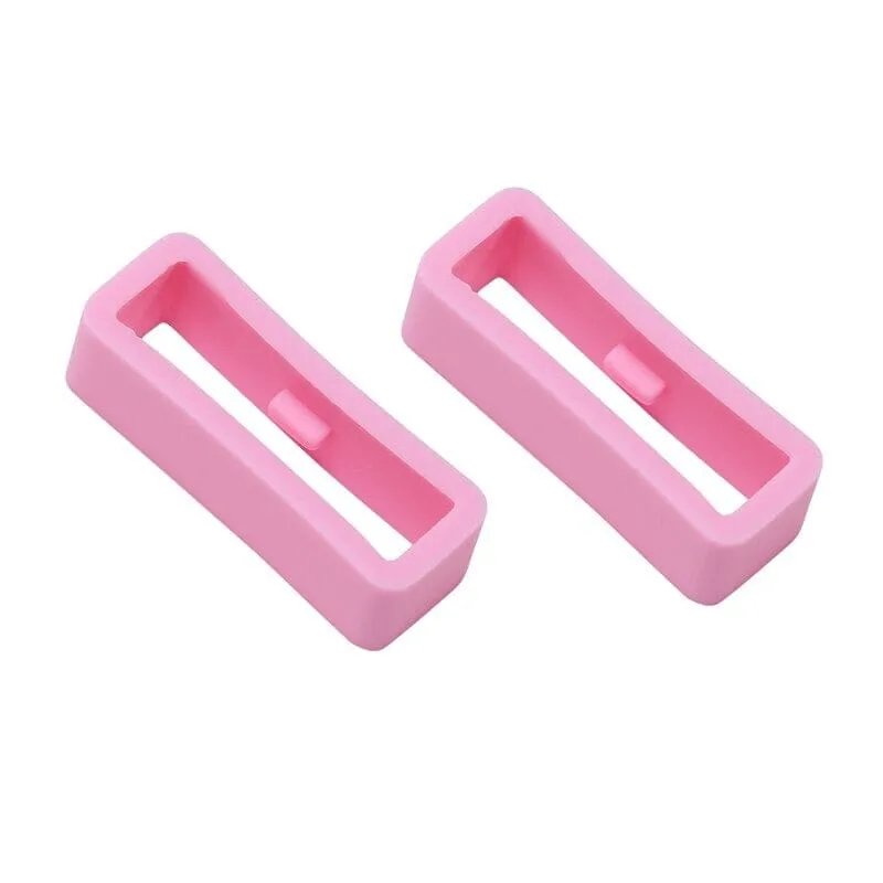 Pair of Watch Strap Band Keepers Loops Compatible with the Xiaomi Redmi Watch 3 Active, Lite & Youth