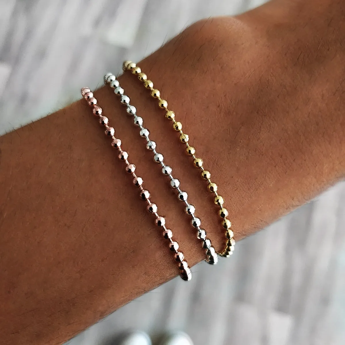 Pebbles Gold Bracelet
