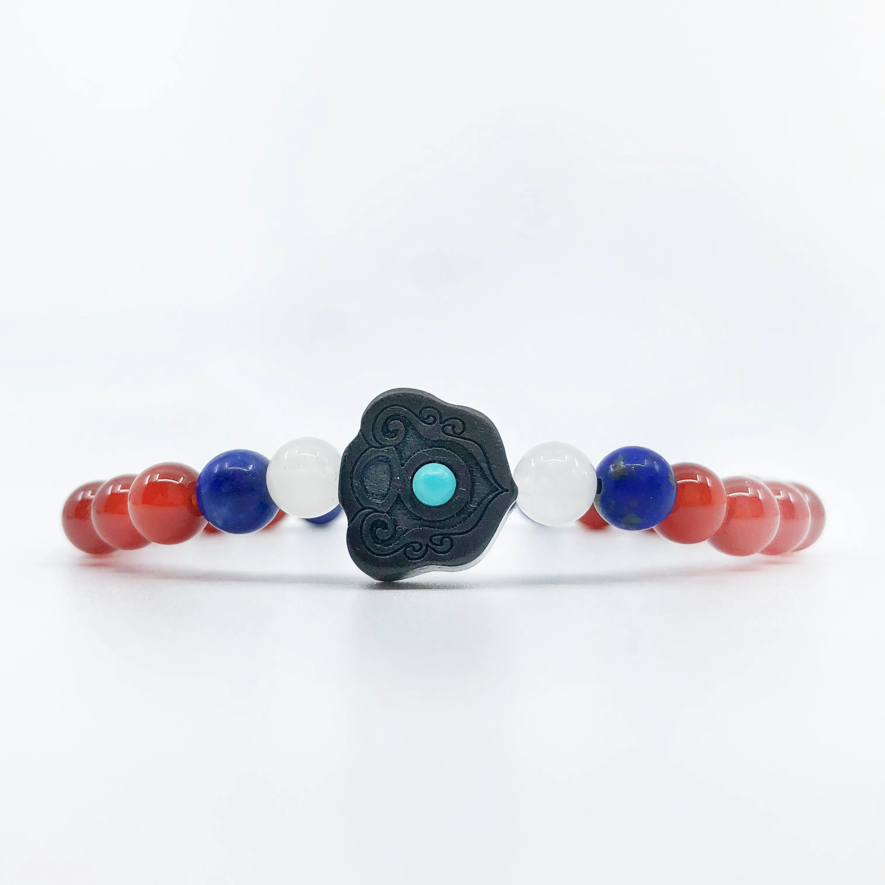Reunion Beaded Carnelian Bracelet
