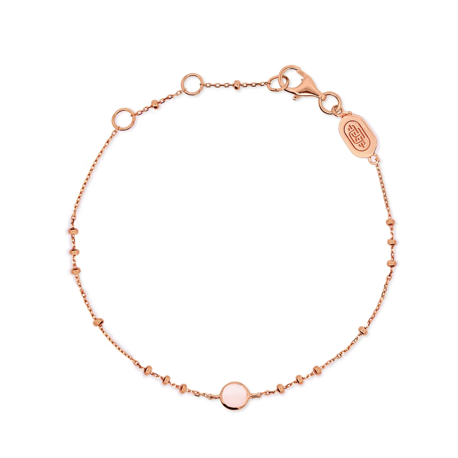 Rose Gold Birthstone Bracelet