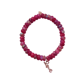 Sapphire Love Beaded Bracelet