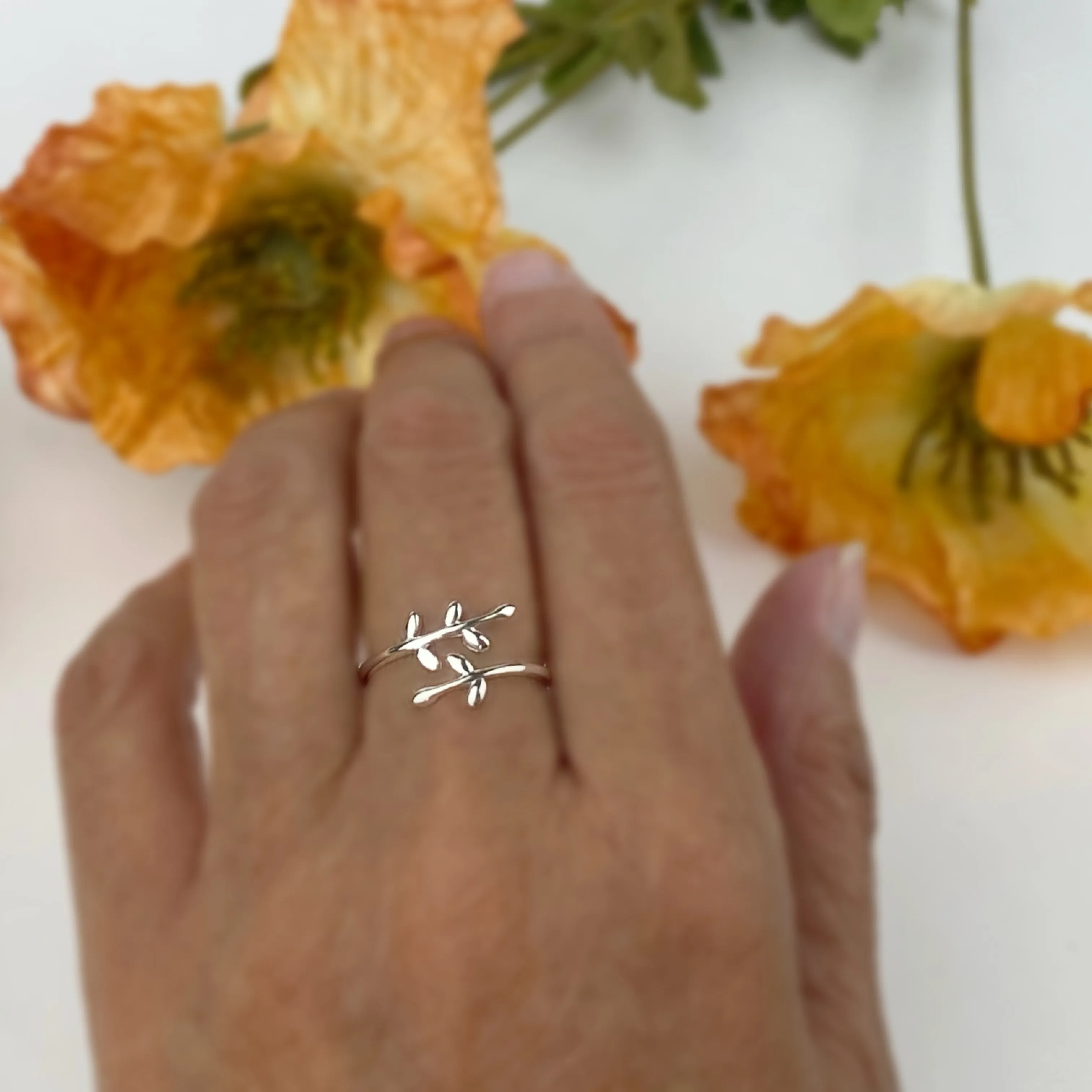 Silver Branch Ring - SR2330