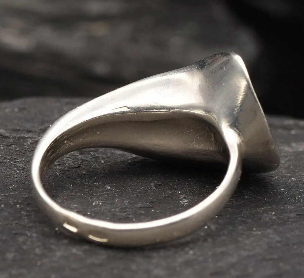 Silver Wave Ring - Silver Abstract Ring - Unique Statement Ring