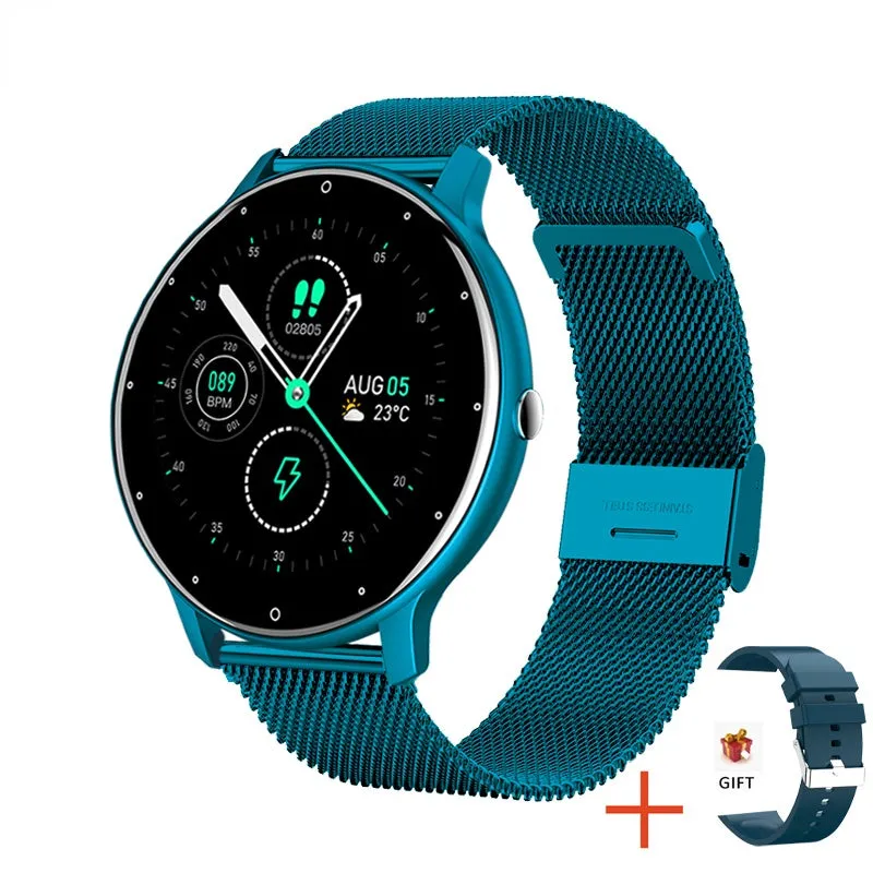 Smart watch Ladies Full touch Screen Sports Fitness watch IP67 waterproof Bluetooth For Android iOS Smart watch Female