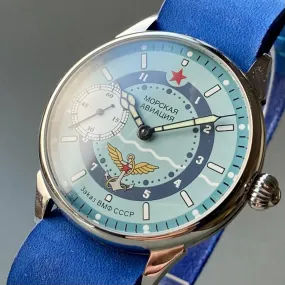 Soviet Wristwatch Antique Manual Men's Round Type 42mm Vintage Watch Male