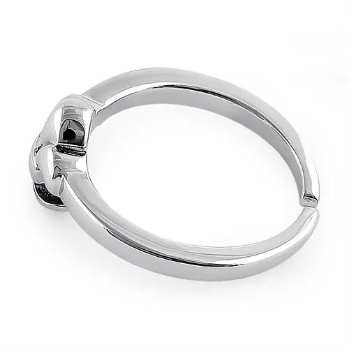 Sterling Silver Filigree Arrow Toe Ring