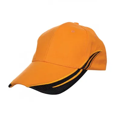 Stripes 6 Panel Baseball Cap