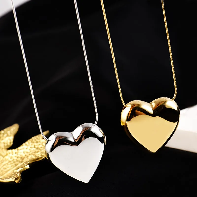 Stylemein - Heart Pendant Necklace | Heart Shape Pendant