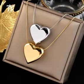 Stylemein - Heart Pendant Necklace | Heart Shape Pendant